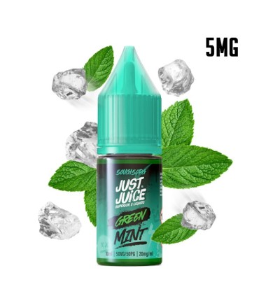 GREEN MINT 5MG NIC SALT 10ML - JUST JUICE MINT