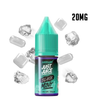 BLACK MINT 20MG NIC SALT 10ML - JUST JUICE MINT