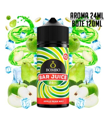AROMA APPLE PEAR MAX ICE 24ML/120 LONGFILL - BOMBO BAR JUICE
