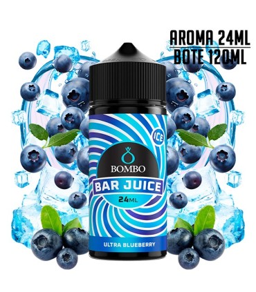 AROMA ULTRA BLUEBERRY ICE 24ML/120 LONGFILL - BOMBO BAR JUICE
