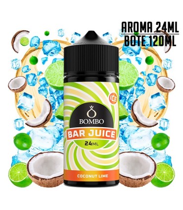 AROMA COCONUT LIME ICE 24ML/120 LONGFILL - BOMBO BAR JUICE