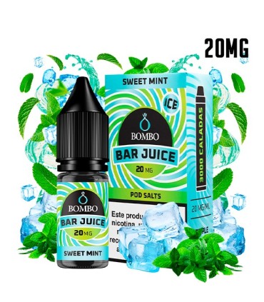 SWEET MINT ICE 20MG NIC SALT 10ML - BOMBO BAR JUICE