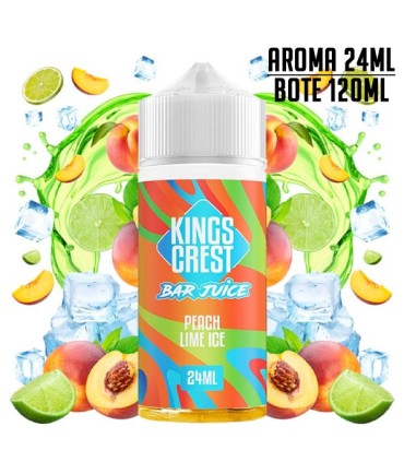 AROMA PEACH LIME ICE 24ML/120 LONGFILL - KINGS CREST