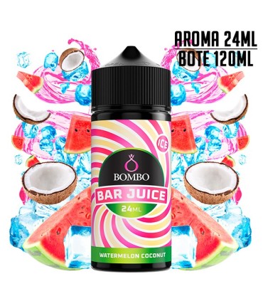 AROMA WATERMELON COCONUT ICE 24ML/120 LONGFILL - BOMBO BAR JUICE