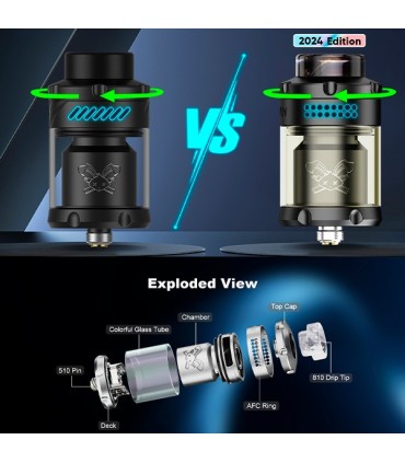 DEAD RABBIT 3 2024 RTA SILVER - HELLVAPE