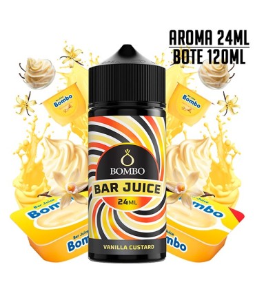 AROMA VANILLA CUSTARD 24ML/120 LONGFILL - BOMBO BAR JUICE