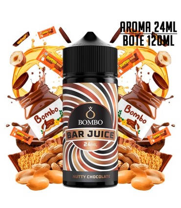AROMA NUTTY CHOCOLATE 24ML/120 LONGFILL - BOMBO BAR JUICE