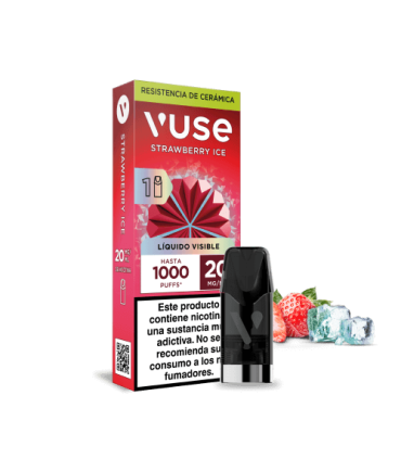 1 X VUSE POD STRAWBERRY ICE 20MG 1000P