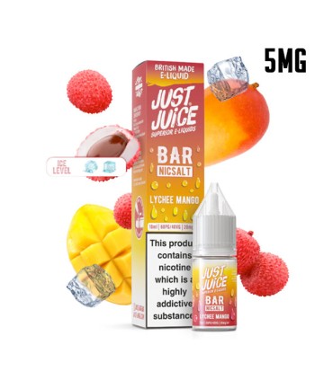 LYCHEE MANGO 5MG NIC SALT 10ML - JUST JUICE BAR