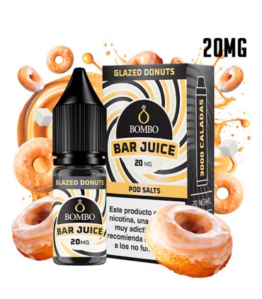 GLAZED DONUTS 20MG NIC SALT 10ML - BOMBO BAR JUICE