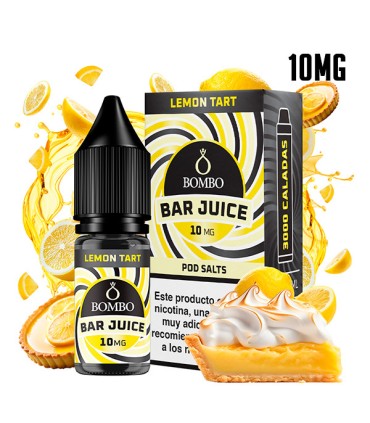 LEMON TART 10MG NIC SALT 10ML - BOMBO BAR JUICE