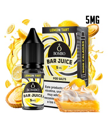 LEMON TART 5MG NIC SALT 10ML - BOMBO BAR JUICE