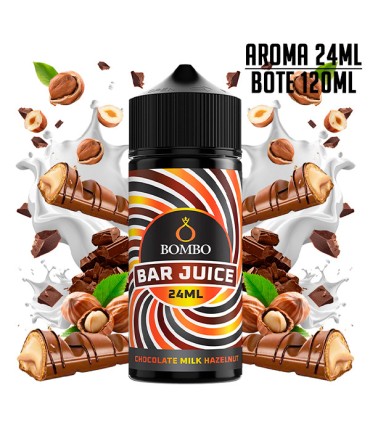 AROMA CHOCOLATE MILK HAZELNUT 24ML/120 LONGFILL - BOMBO BAR JUICE