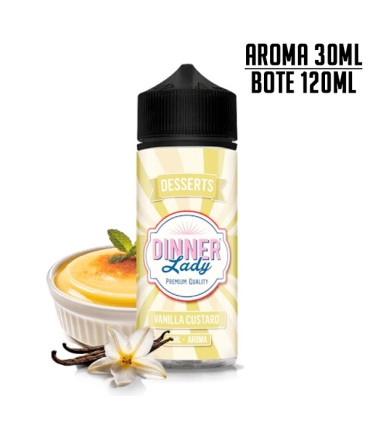 AROMA VANILLA CUSTARD 30ML/120 LONGFILL - DINNER LADY