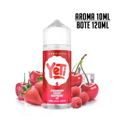 AROMA STRAWBERRY CHERRY RASPBERRY ICE 10ML/120 LONGFILL - YETI SUMMIT