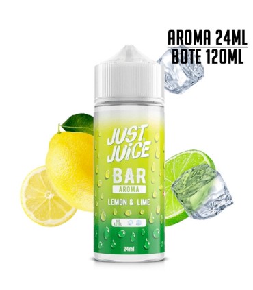 AROMA LEMON & LIME 24ML/120 LONGFILL - JUST JUICE BAR