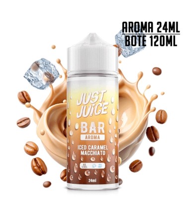 AROMA ICED CARAMEL MACCHIATO 24ML/120 LONGFILL - JUST JUICE BAR