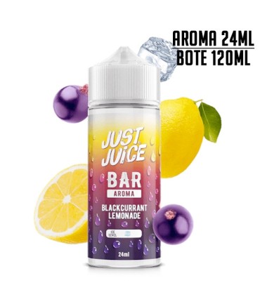AROMA BLACKCURRANT LEMONADE 24ML/120 LONGFILL - JUST JUICE BAR
