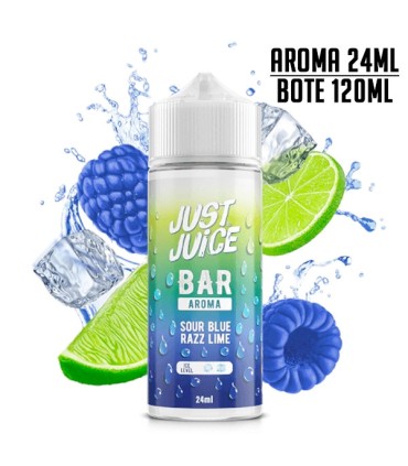 AROMA SOUR BLUE RAZZ LIME 24ML/120 LONGFILL - JUST JUICE BAR