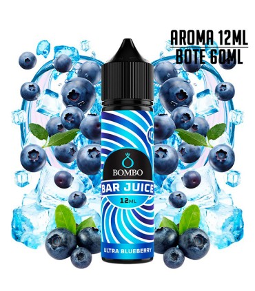 AROMA ULTRA BLUEBERRY ICE 12ML/60 LONGFILL - BOMBO BAR JUICE