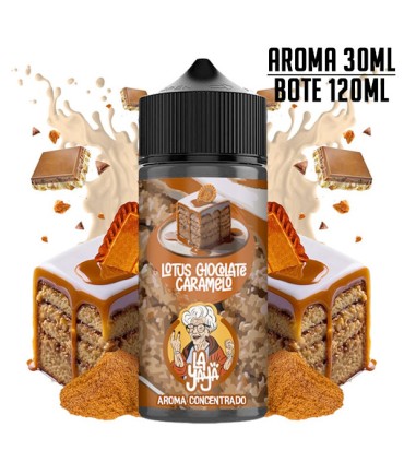 AROMA LOTUS CHOCOLATE CARAMELO 30ML/120 LONGFILL - LA YAYA