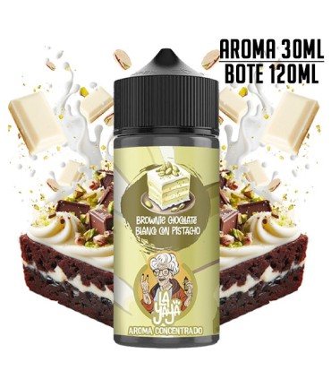AROMA BROWNIE CHOCOLATE BLANCO CON PISTACHO 30ML/120 LONGFILL - LA YAYA