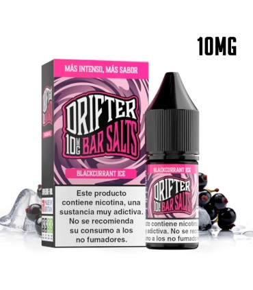 BLACKCURRANT ICE 10MG NIC SALT 10ML - DRIFTER SALTS
