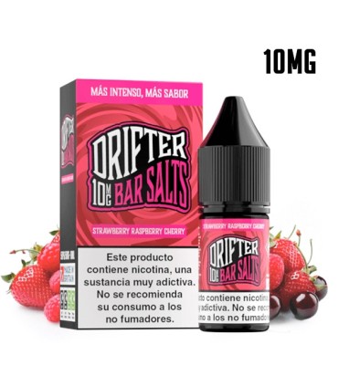STRAWBERRY RASPBERRY CHERRY 10MG NIC SALT 10ML - DRIFTER SALTS