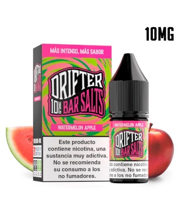 WATERMELON APPLE 10MG NIC SALT 10ML - DRIFTER SALTS