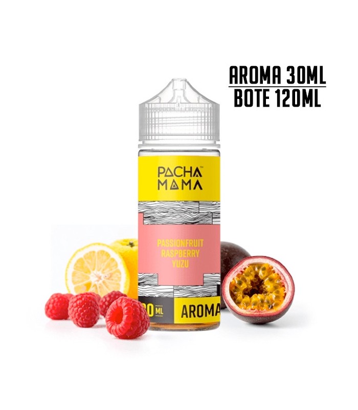 AROMA PASSIONFRUIT RASPBERRY YUZU 30ML/120 LONGFILL - PACHAMAMA