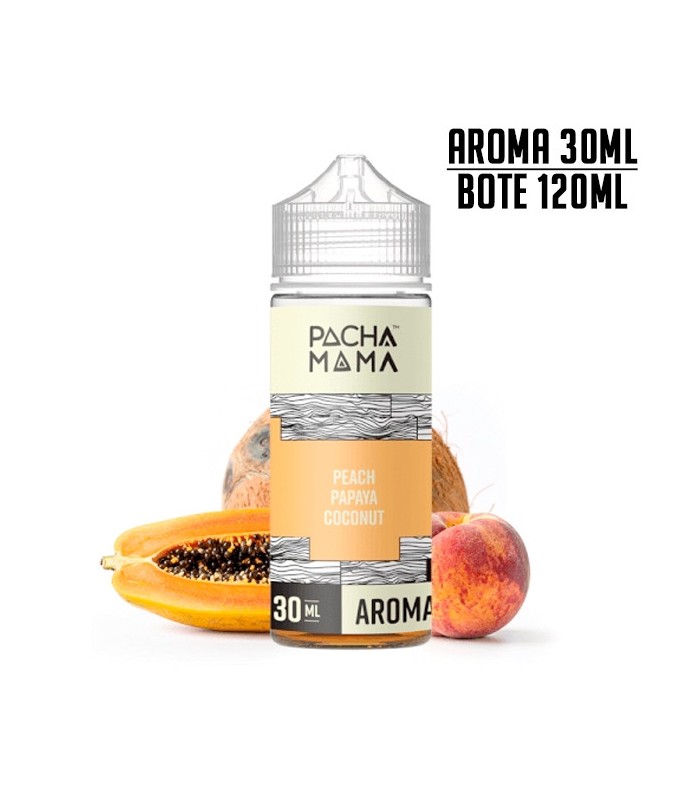 AROMA PEACH PAPAYA COCONUT 30ML/120 LONGFILL - PACHAMAMA