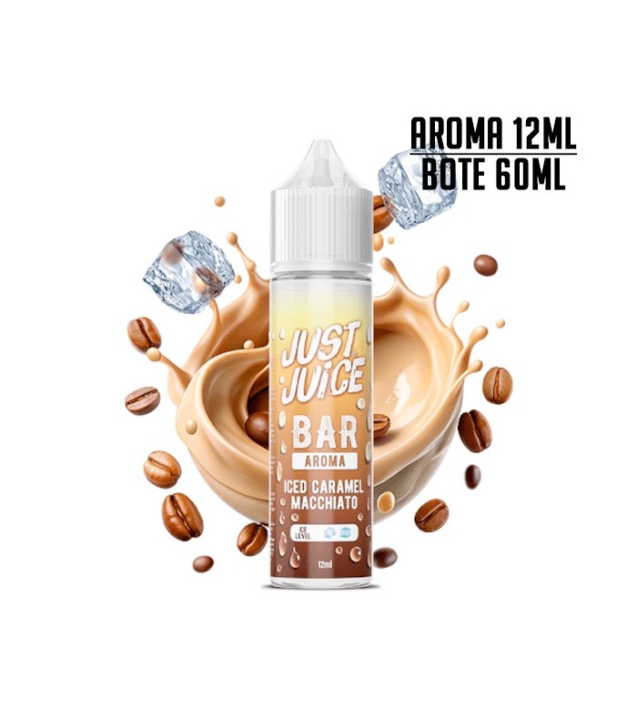 AROMA ICED CARAMEL MACCHIATO 12ML/60 LONGFILL - JUST JUICE BAR