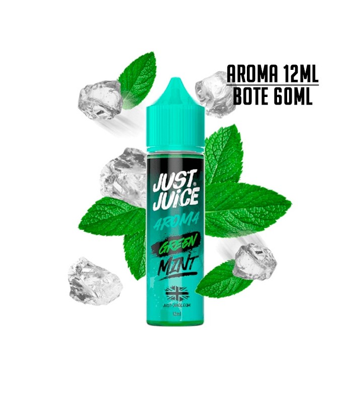 AROMA GREEN MINT 12ML/60 LONGFILL - JUST JUICE MINT
