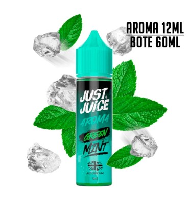 AROMA GREEN MINT 12ML/60 LONGFILL - JUST JUICE MINT