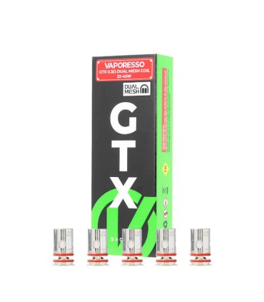 COIL GTX DUAL MESH 0.3OHM - VAPORESSO
