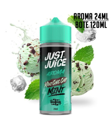 AROMA CHOCO CHIP MINT 24ML/120 LONGFILL - JUST JUICE MINT