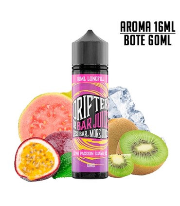 AROMA KIWI PASSION GUAVA ICE 16ML/60 LONGFILL - DRIFTER JUICE