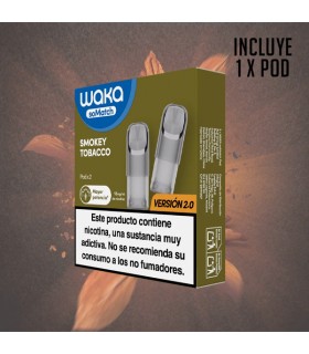 1 X WAKA SOMATCH MINI POD SMOKEY TOBACCO 18MG