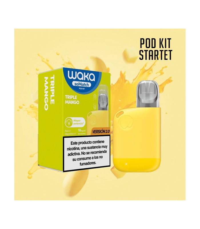 WAKA SOMATCH MINI POD KIT TRIPLE MANGO