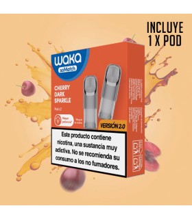 1 X WAKA SOMATCH MINI POD CHERRY DARK SPARKLE 18MG