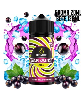 AROMA SUPER BLACKCURRANT ICE 20ML/120 LONGFILL - BOMBO BAR JUICE