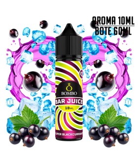 AROMA SUPER BLACKCURRANT ICE 10ML/60 LONGFILL - BOMBO BAR JUICE