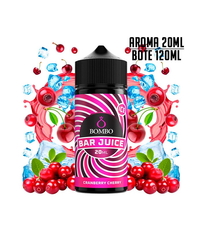 AROMA CRANBERRY CHERRY ICE 20ML/120 LONGFILL - BOMBO BAR JUICE