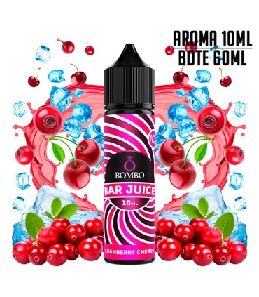 AROMA CRANBERRY CHERRY ICE 10ML/60 LONGFILL - BOMBO BAR JUICE