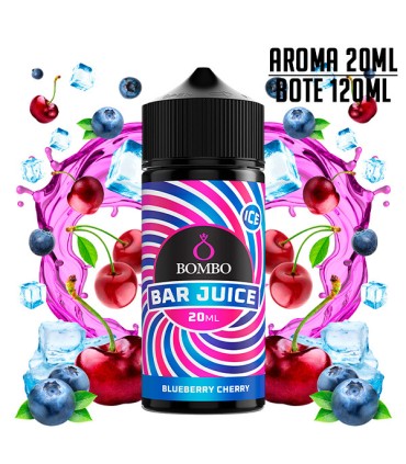 AROMA BLUEBERRY CHERRY ICE 20ML/120 LONGFILL - BOMBO BAR JUICE