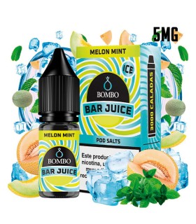 MELON MINT ICE 5MG NIC SALT 10ML - BOMBO BAR JUICE