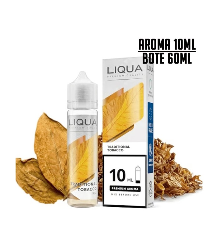 AROMA TRADITIONAL TOBACCO 10ML/60 LONGFILL - LIQUA