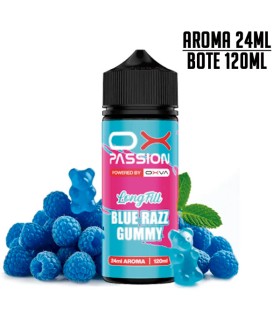 AROMA BLUE RAZZ GUMMY 24ML/120 LONGFILL - OX PASSION