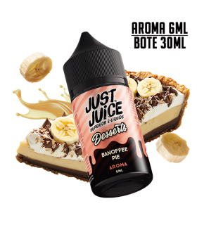 AROMA BANOFFEE PIE 6ML/30 LONGFILL - JUST JUICE DESSERTS