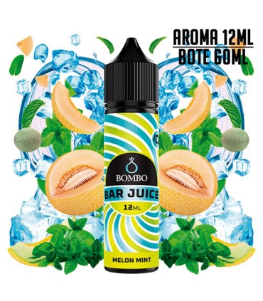 AROMA MELON MINT ICE 12ML/60 LONGFILL - BOMBO BAR JUICE
